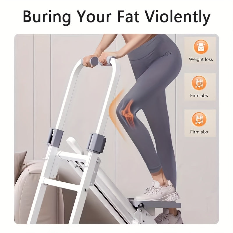 Foldable Stair Climber Home Fitness Machine - Sports & Fitness > Exercise, Gym & Fitness > Gym Equipment & Accessories at Dealshubindia