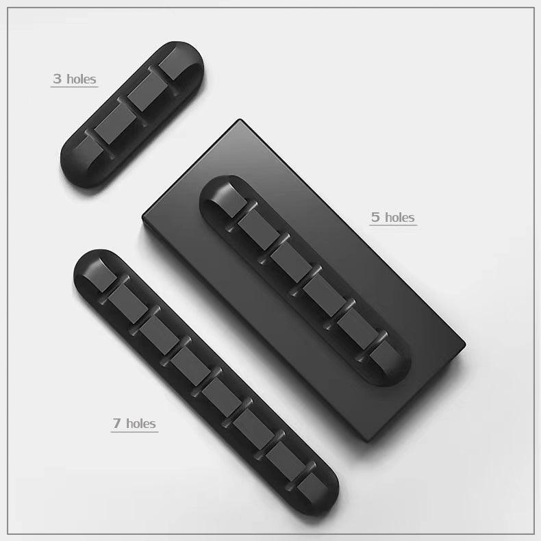 Value Pack Usb Charge Cable Holder Desk Cable Clips Organizer Cord Management