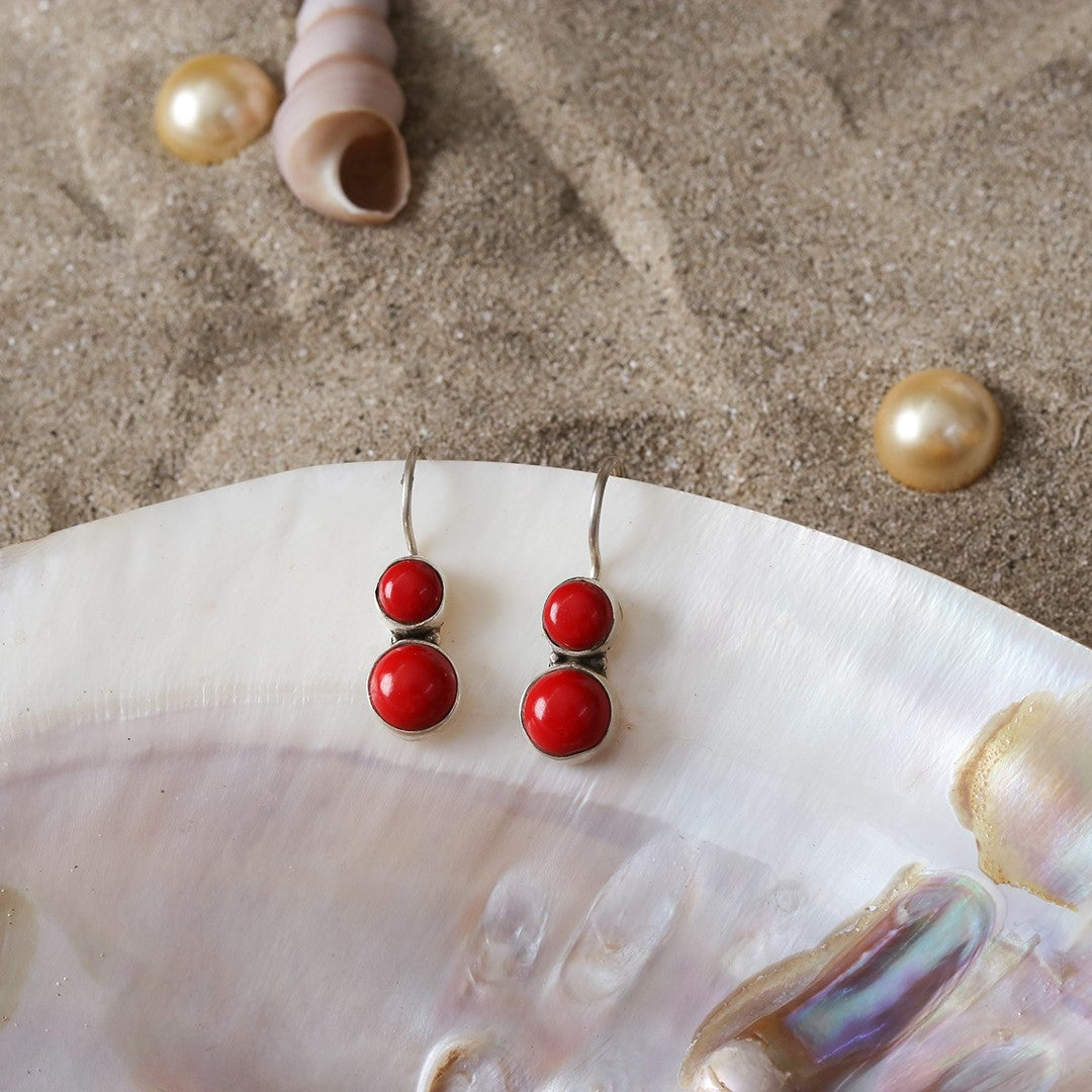Cute Hydro Coral Earrings