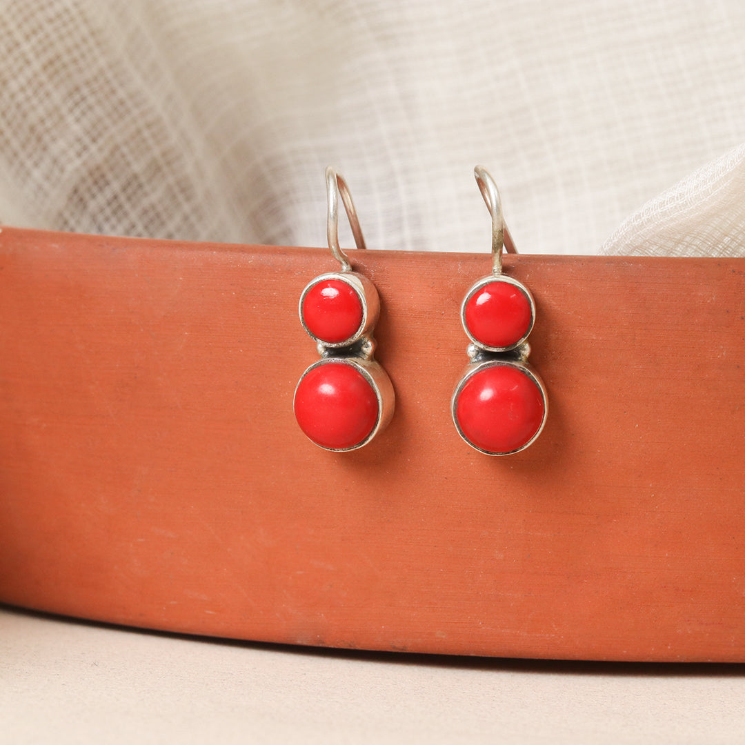 Cute Hydro Coral Earrings