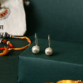 Pearl Diamond Earrings-0