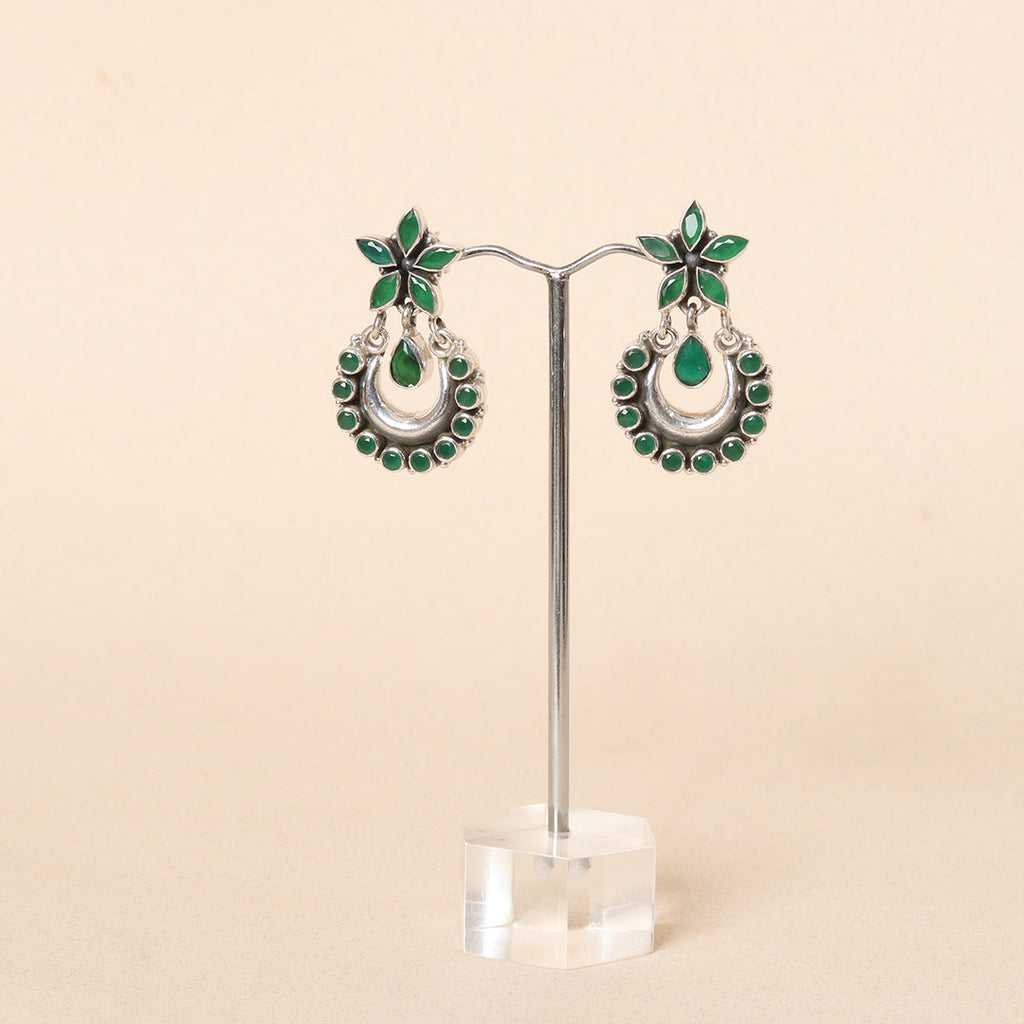 Hydro Emerald Green Chandbali