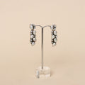 Abstract Pearl Earrings