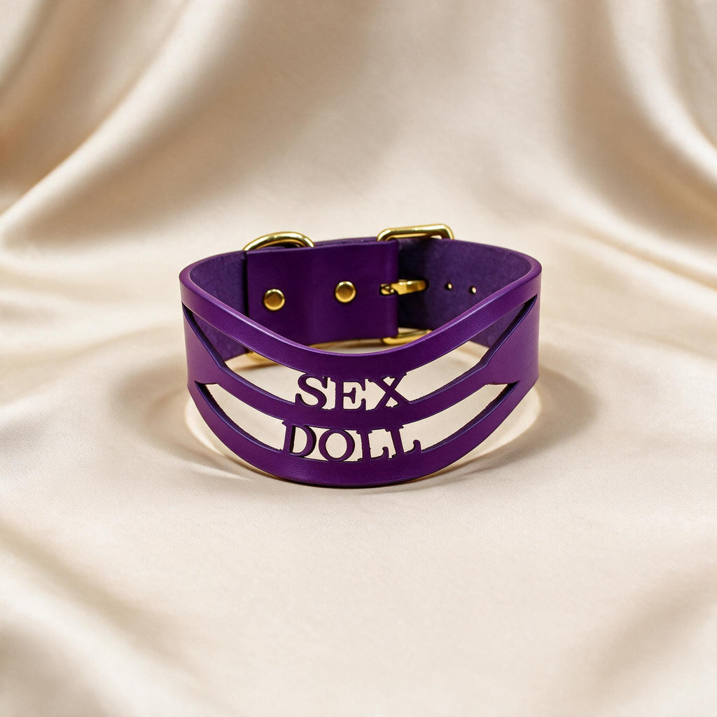 Discreet Day Collar, Submissive Slave Choker 38mm Gothic Gift Box