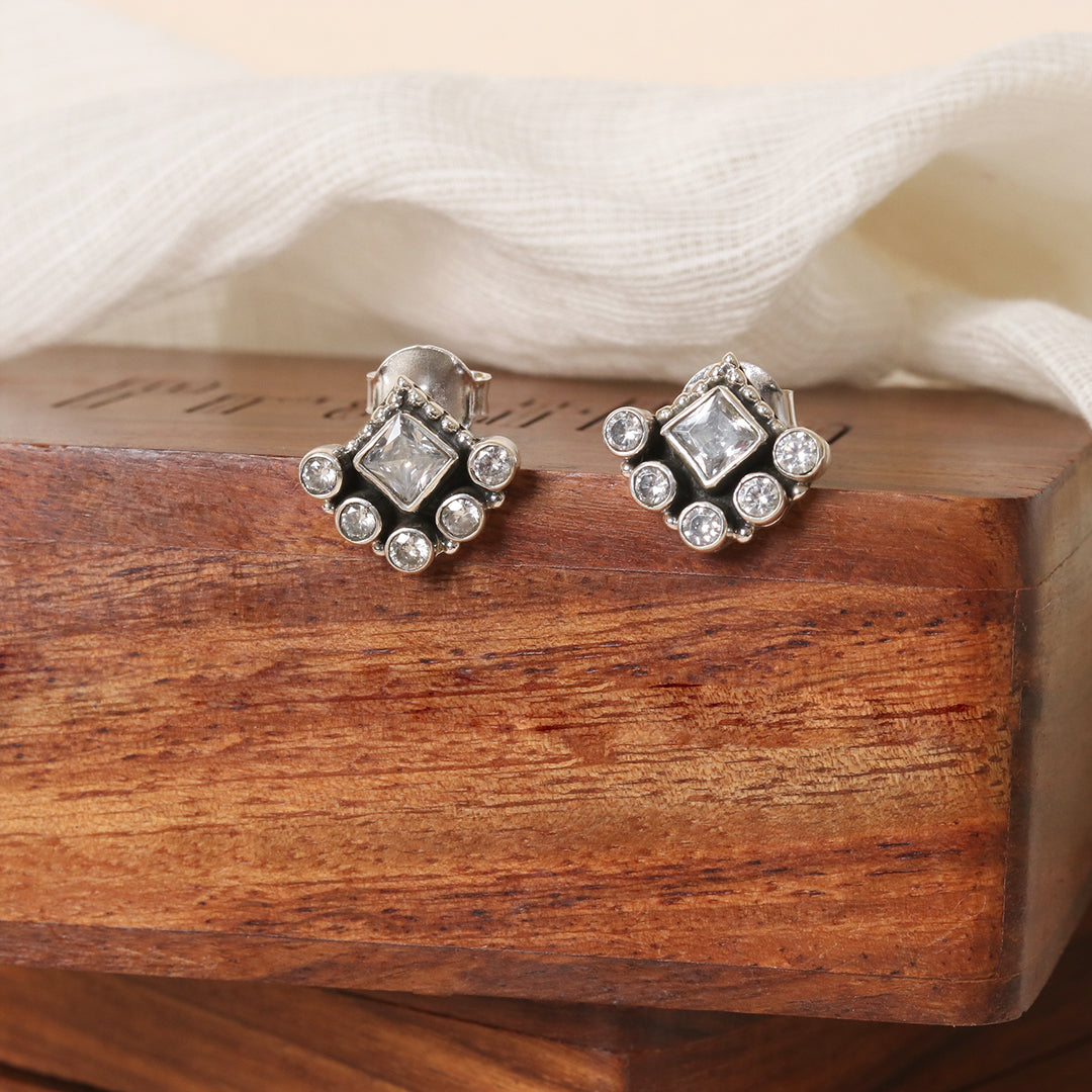 Cubic Zircon Studs