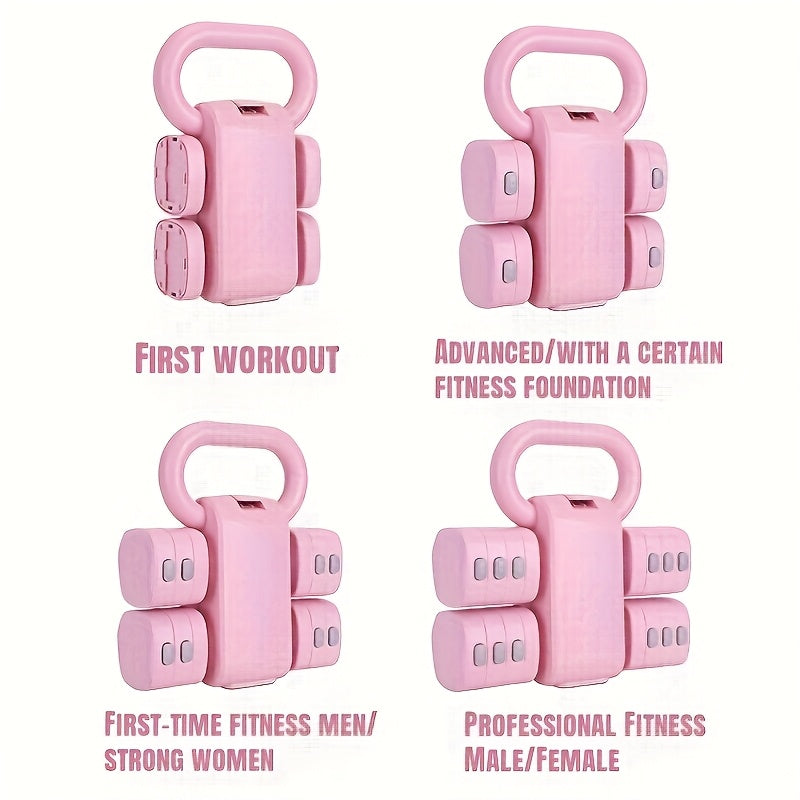 Dumbbell Kettlebell Set Home Fitness Kit - Sports & Fitness > Exercise, Gym & Fitness > Free Weights at Dealshubindia