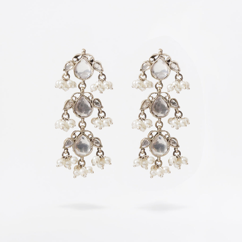 Kundan Pearl Earrings