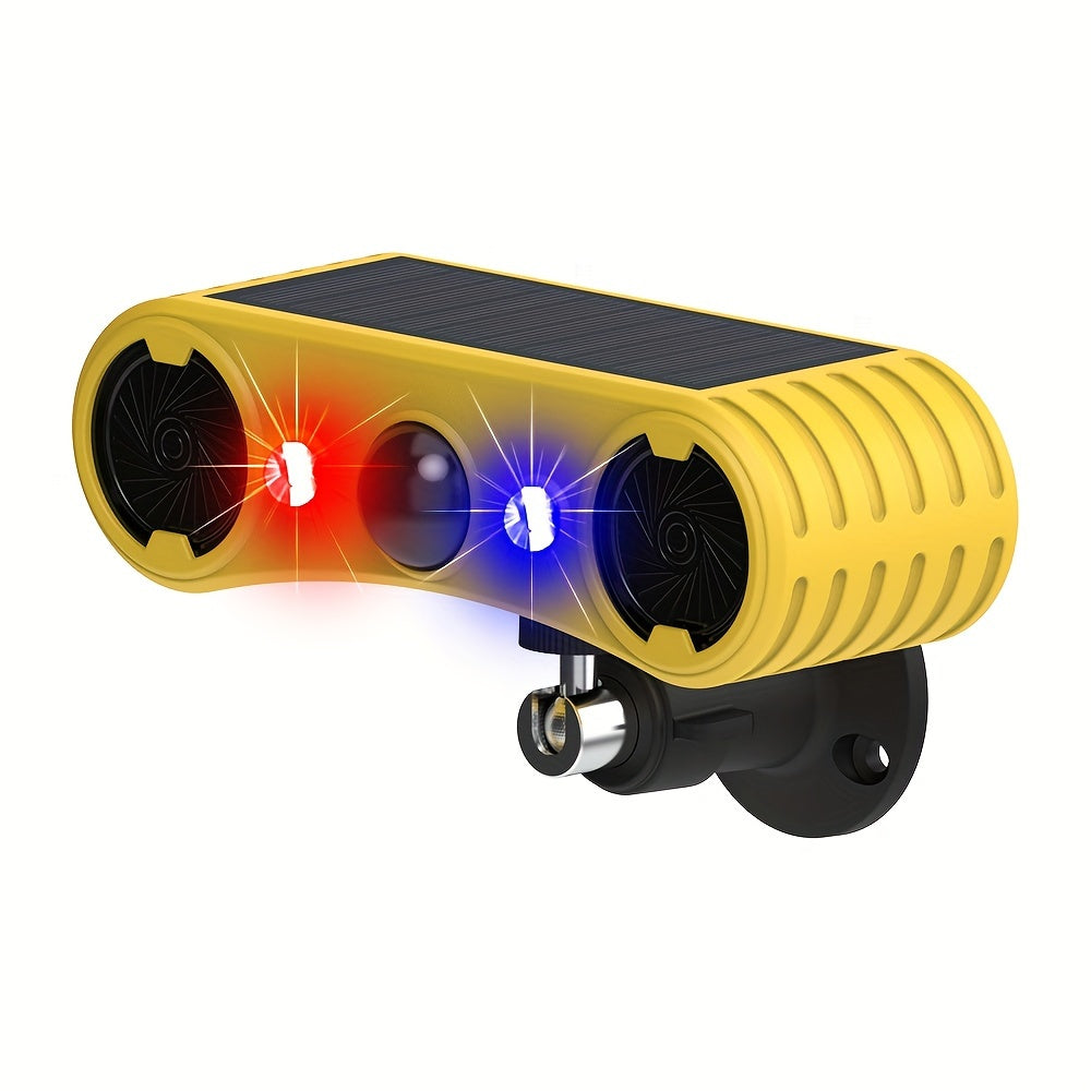 Solar Motion Alarm with Strobe Lights - Electronics > Business & Home Security > Intercoms & Doorbells at Dealshubindia