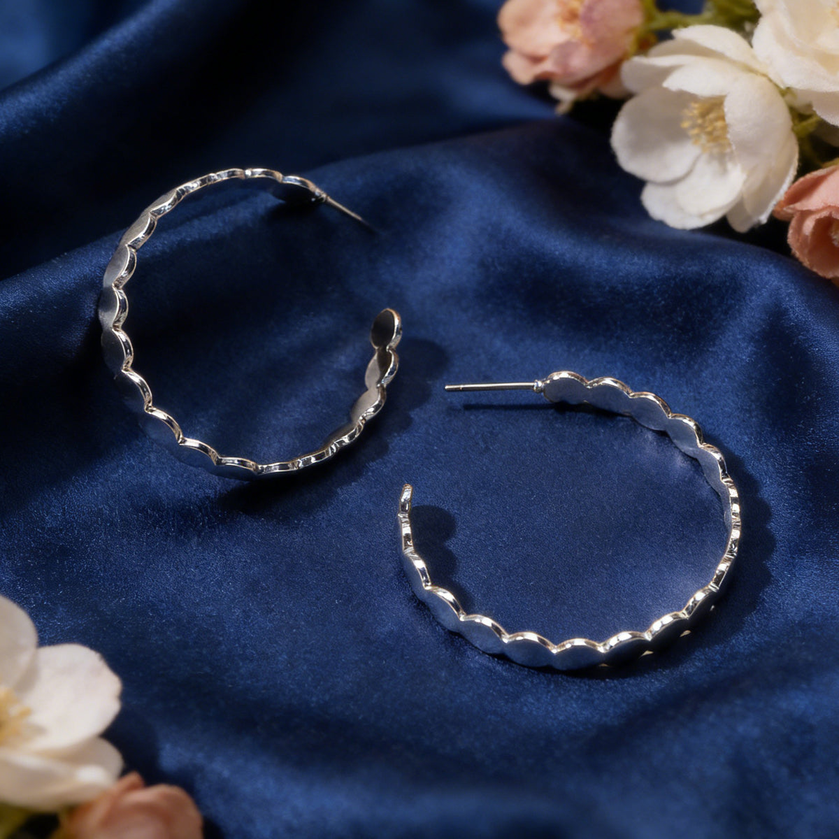 Punk Geometric Elegant Round Hoop Earrings Stunning Jewellery Circle Ear Stud