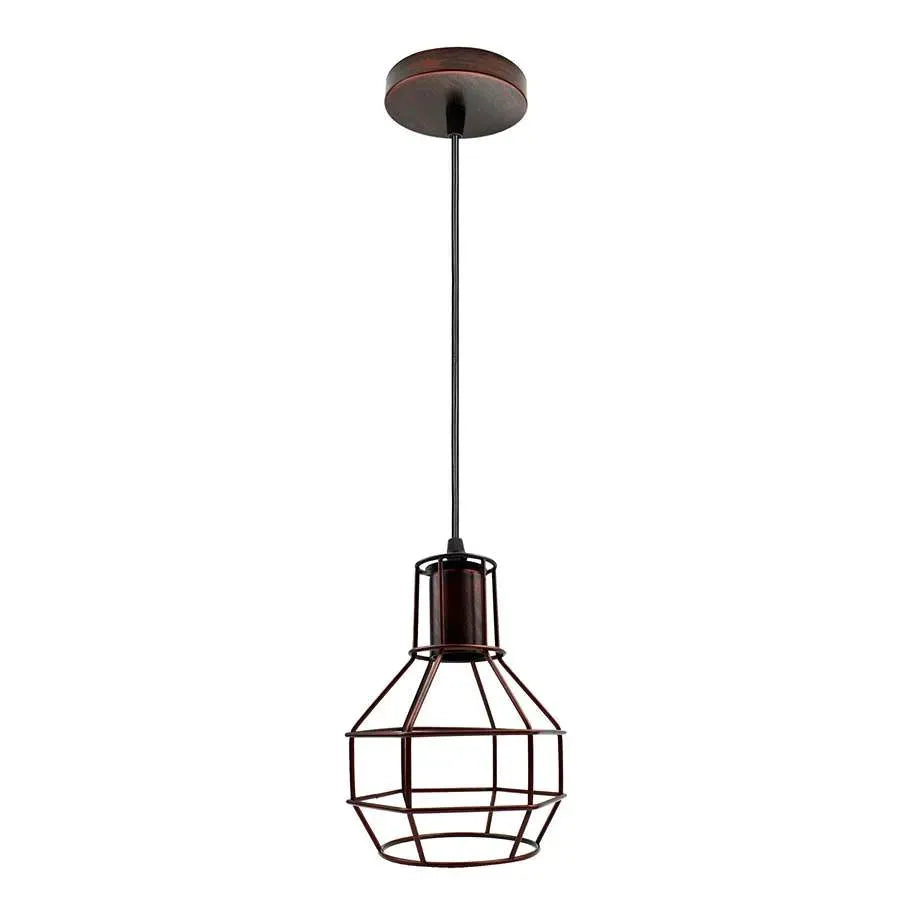Vintage Nest Wire Cage Ceiling Pendant Cluster Light Fitting ~5814
