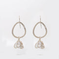 Clustered Pearl Hook Earrings-0