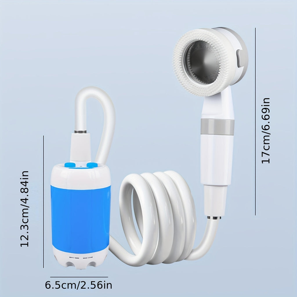 Portable Electric Camping Shower USB Rechargeable - Portable Showers & Privacy Enclosures at Dealshubindia