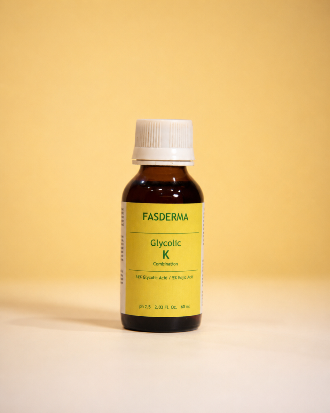 Glycolic K - 34% glycolic Acid / 5% Kojic Acid , 60 ML ( Active Acne, Pigmentation & Uneven Texture)