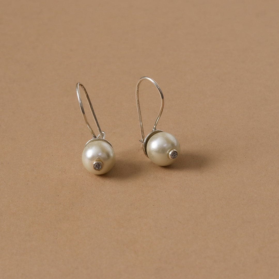Pearl Diamond Earrings