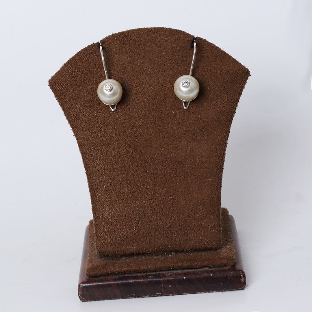 Pearl Diamond Earrings