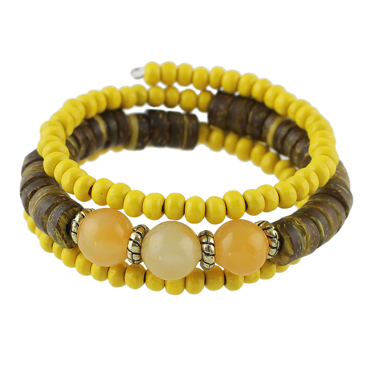 Ethnic Jewelry Handmade Colorful Bead Multi-layer Chain Bohemian Bangle Bracelet