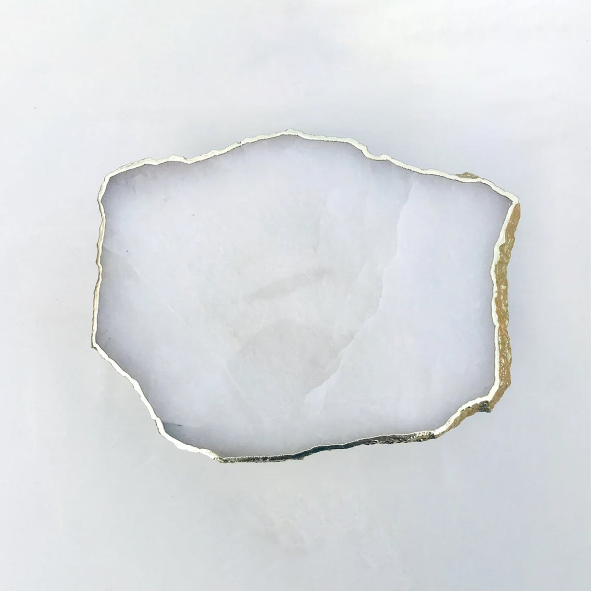White Agate Cake Stand/Centerpiece/Display Stand/Tray