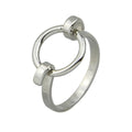Hippie Jewellery Gold Silver Circle Metal Finger Ring Cool Punk Accessories Gift
