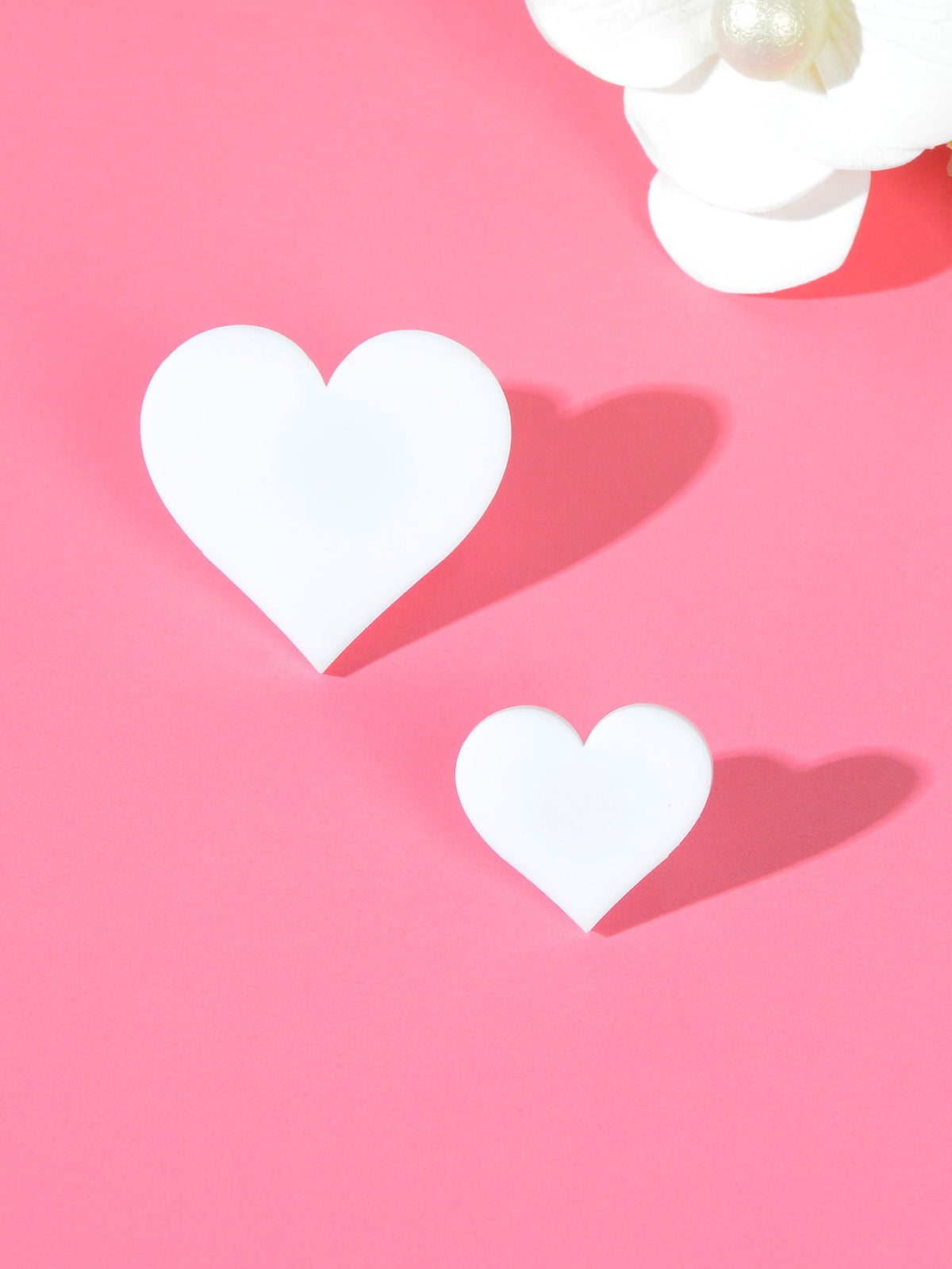Heart-Shaped Stud Earrings Set - Small & Stylish Accessories for Every Occasion