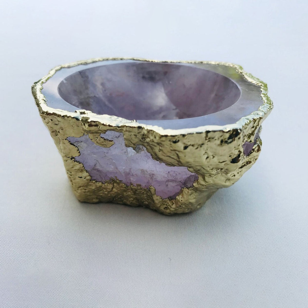 Rose Quartz Agate Nut/trinket/Jewelry Bowl