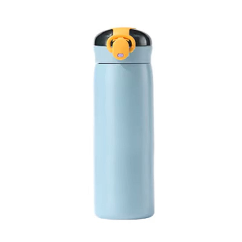 460ML Stainless Steel Insulated Vacuum Flask - Blue-0