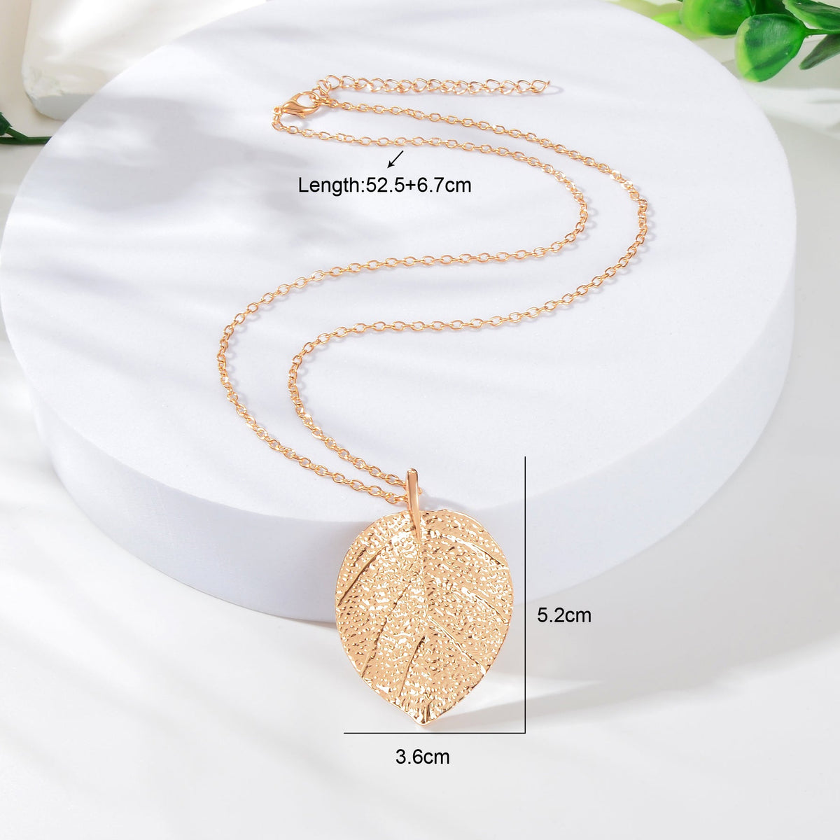AU Post Boho Gold Silver Chain Leaf Charm Long Necklace Bohemia Accessories Bib Jewelry
