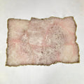 Rose Quartz Side Table, 10" x 15" Organic Edge