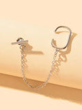 Chic Silver Tassel Fringe Drop Dangle Earrings Stylish Elegant Accessory Jewelry