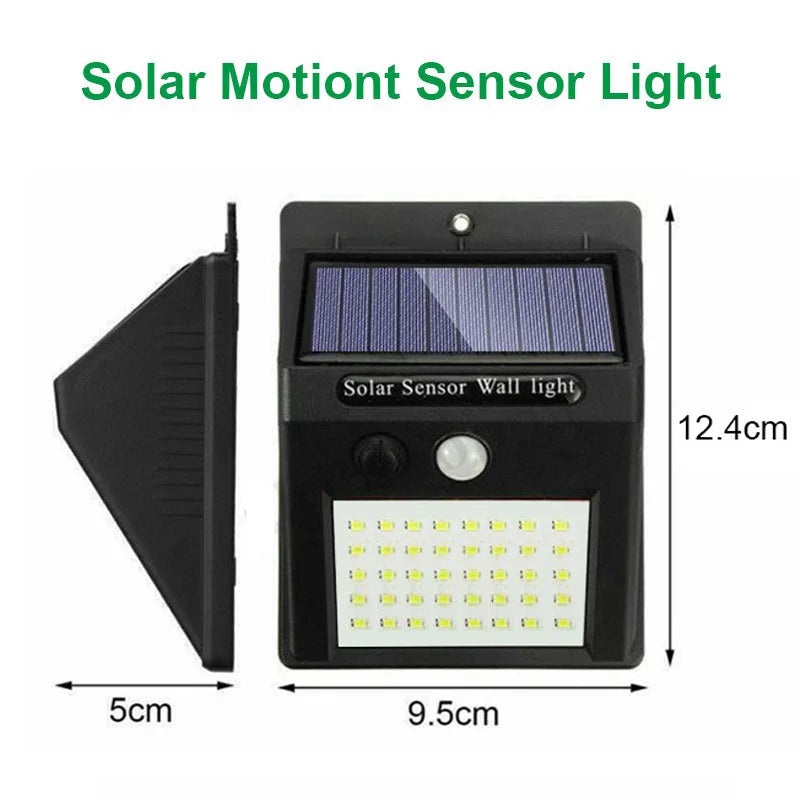 Solar-Powered Outdoor Motion Sensor Led Wall Light - Batteries & Power Supply > Solar Panels at Dealshubindia