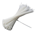 250-1000X Cable Ties Zip Ties Nylon Uv Stabilised Bulk White Clear Cable Tie