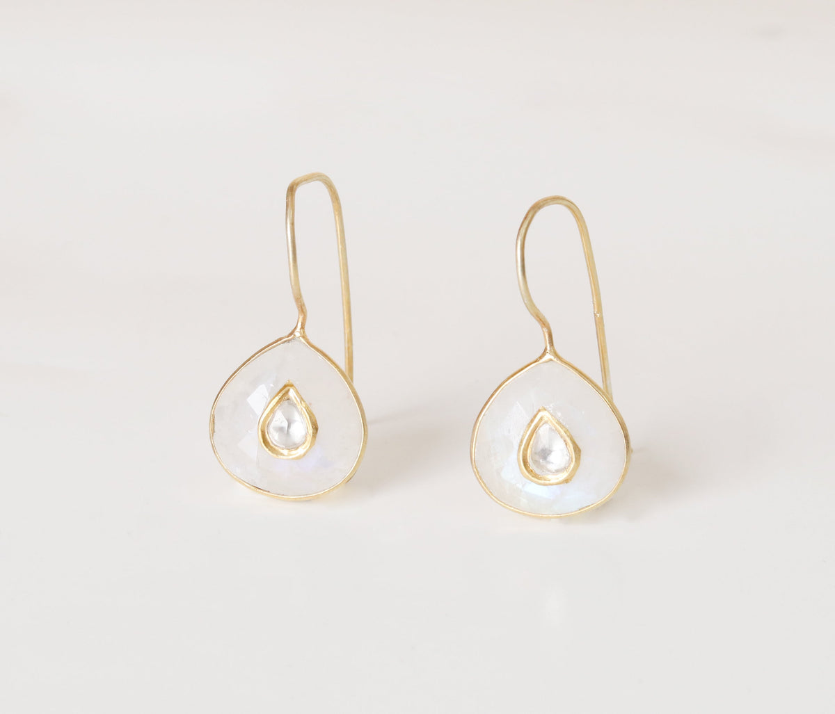 Pearl Jadai Hook Earrings-3