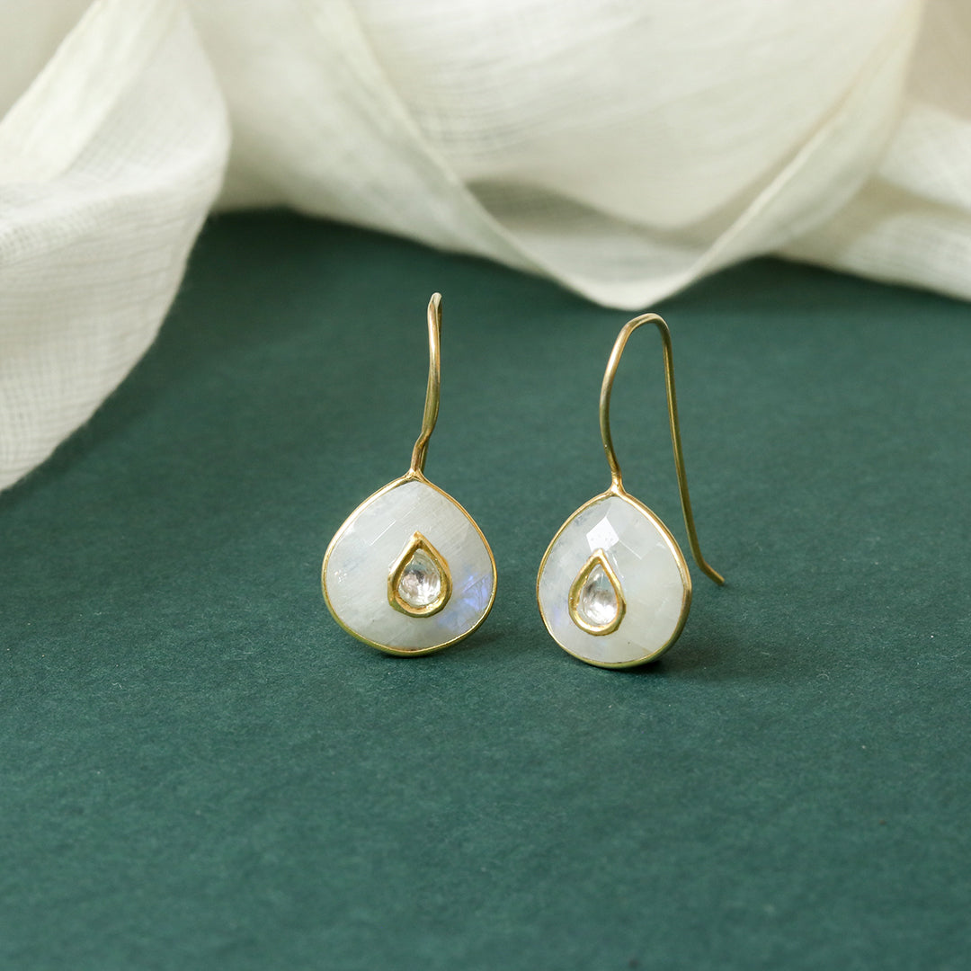 Pearl Jadai Hook Earrings-0