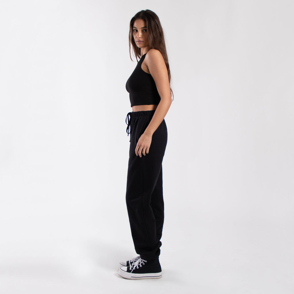 0895 - Women's Cropped Formfitting Muscle Tank