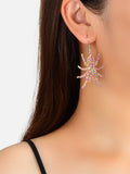 Statement Shining Multi-colored Acrylic Big Spider Dangle Punk Women Earrings - Earrings at Dealshubindia