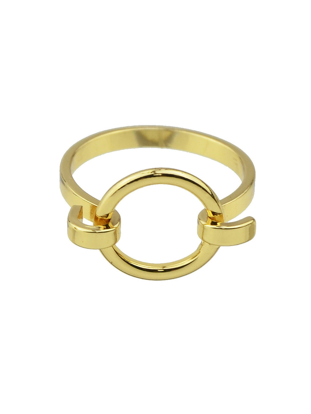 Hippie Jewellery Gold Silver Circle Metal Finger Ring Cool Punk Accessories Gift