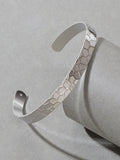Customize Geometric Pattern Open Cuff Thin Bracelet Bangle Wrist Jewellery Gift