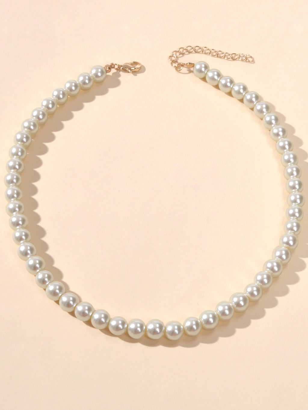 Retro Black White Beads Collar Short Choker Necklace Women Teen Party Decoration