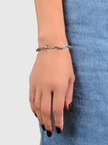 Designer Stylish Women Accessory Silver Metal Irregular Geometric Chain Bracelet