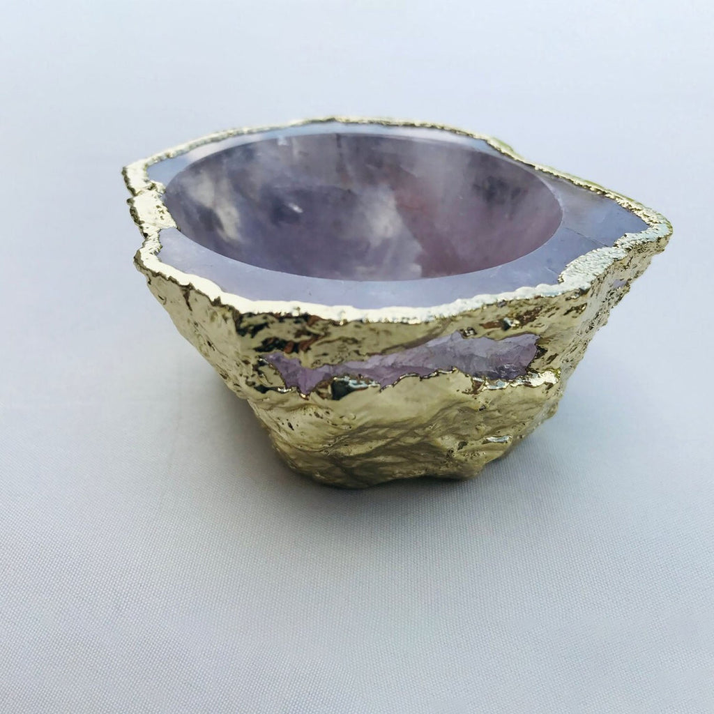 Rose Quartz Agate Nut/trinket/Jewelry Bowl