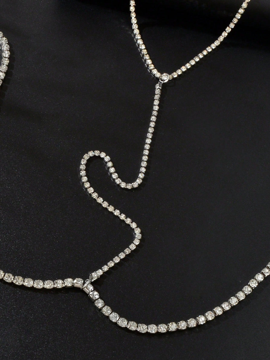 Dazzling Full Diamond Sparkle Body Chain Glamorous Statement Jewelry