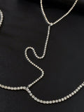 Dazzling Full Diamond Sparkle Body Chain Glamorous Statement Jewelry