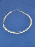 Female Gift Double layer Gold Silver Chain Short Clavicle Punk Collar Necklace