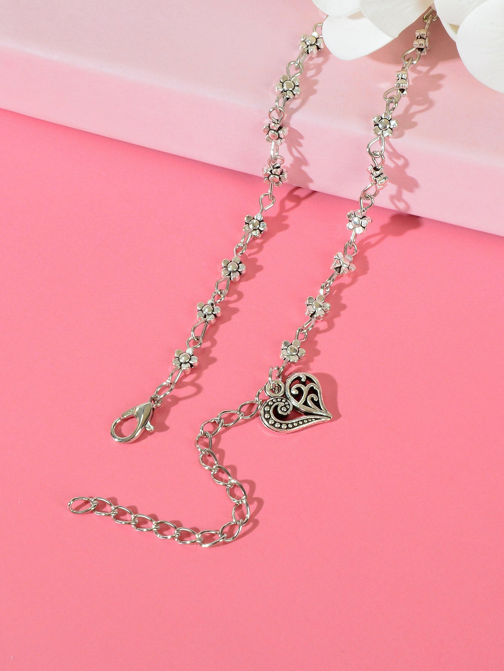 2pcs Valentine's Day Vintage Anklets Matching Couple Best Friend Foot Jewellery