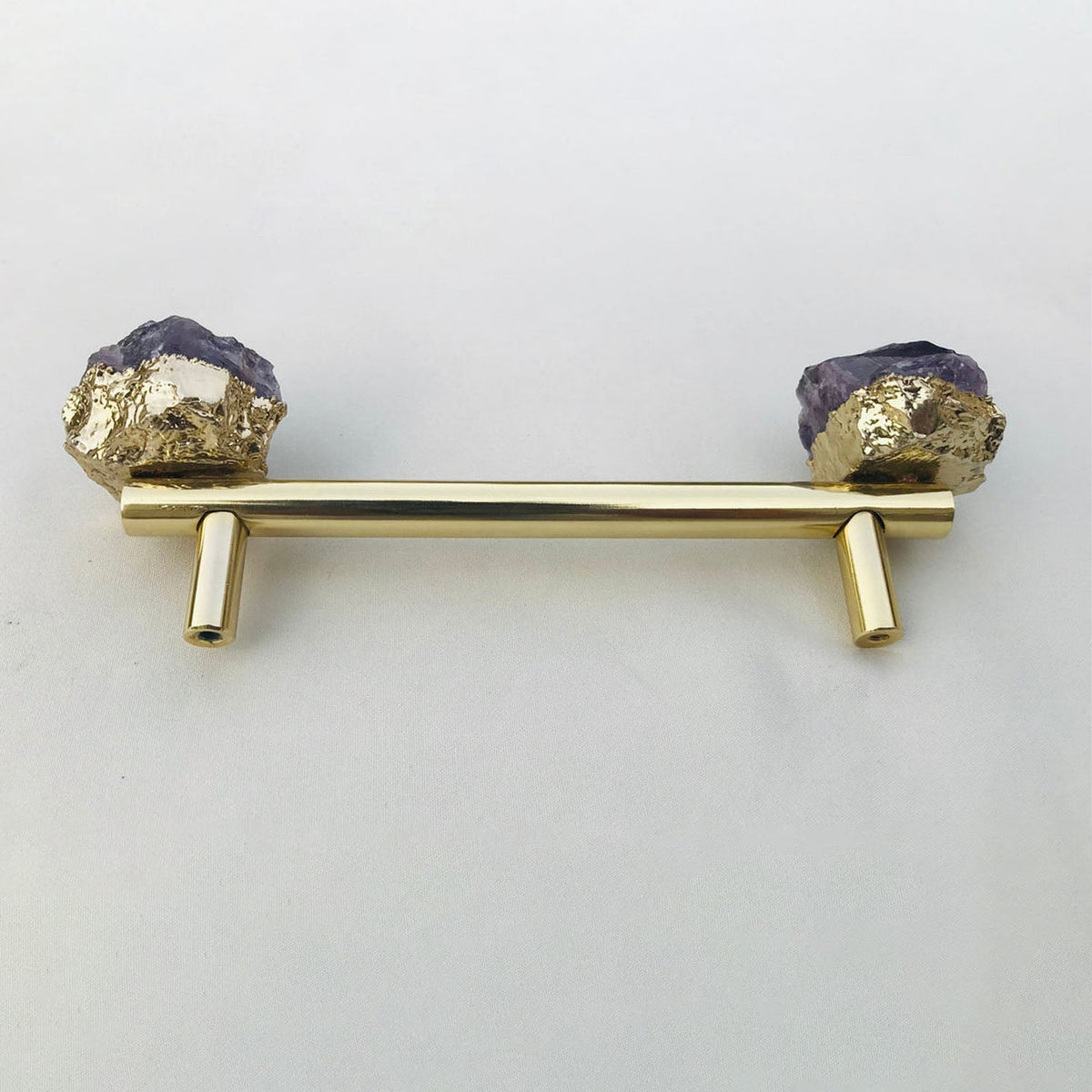 Amethyst Agate Cabinet Handles – Set of 4
