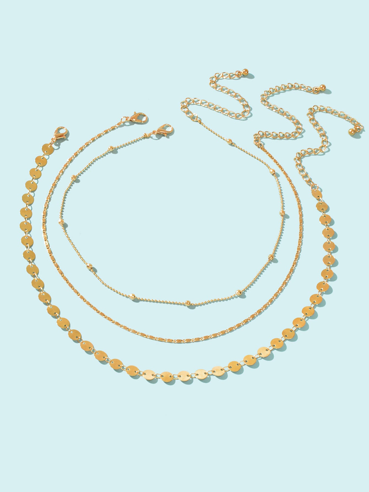 Multi layered Necklace Holiday Jewelry Women Chains Clavicle Collar Gift Choker