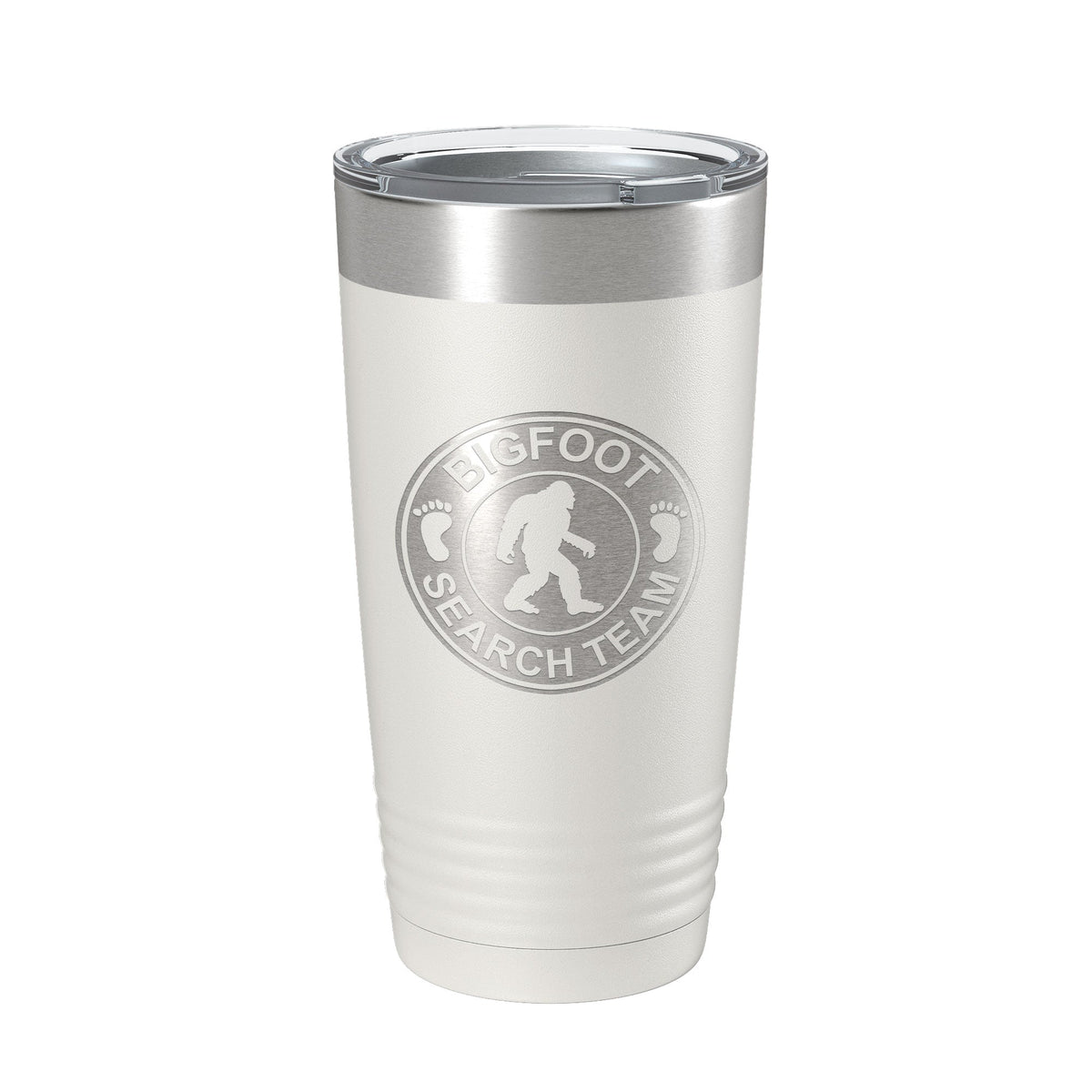 Bigfoot Tumbler Sasquatch Search Team Travel Mug Insulated Laser Engraved Coffee Cup Outdoorsman Gift 20 oz