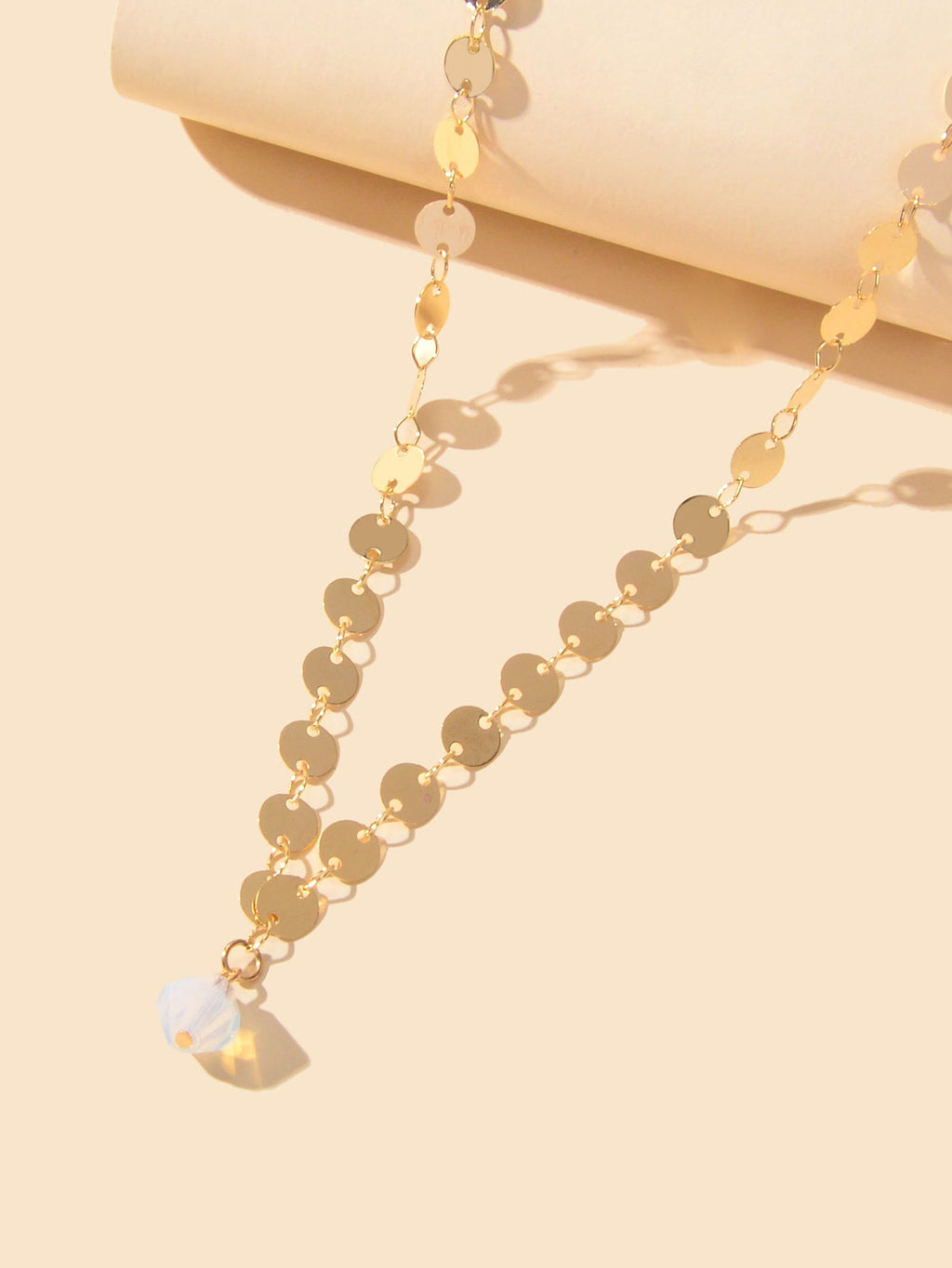 Personality Jewelry Disc Chain Beads Charm Necklace Wholesale Price Accessories