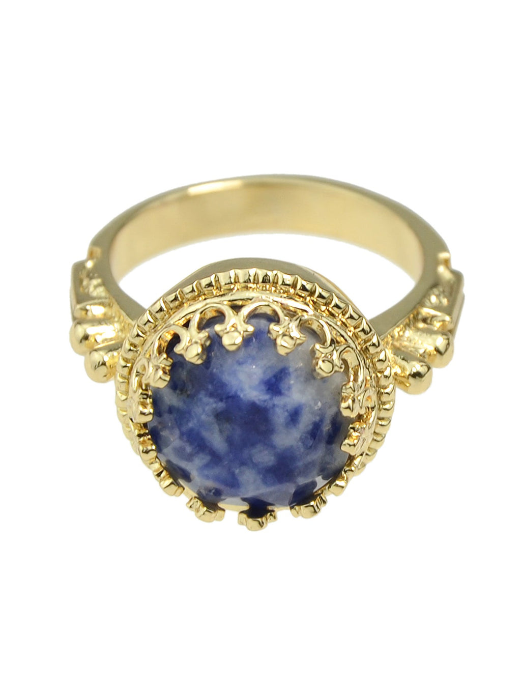 Retro Women Accessories Colorful Resin Round Ball Finger Band Ring Jewelry Gift