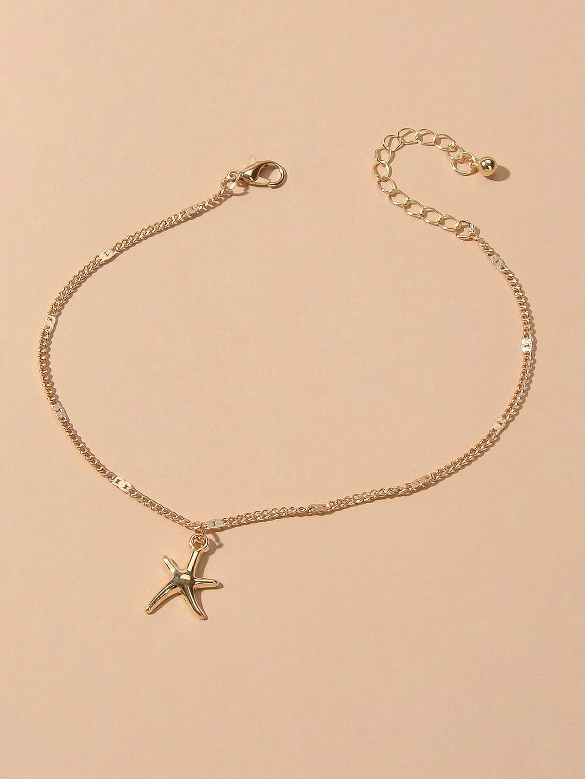 1 pc Silver Gold Starfish Charm Anklet Boho Beach Bracelet Foot Chain Jewellery