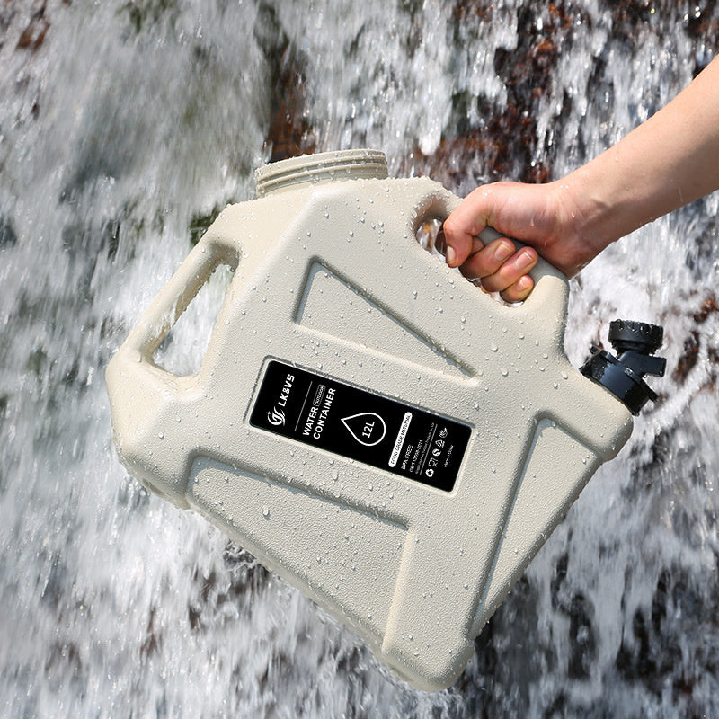 Outdoor Water Bucket with Spigot - Portable Showers & Privacy Enclosures at Dealshubindia